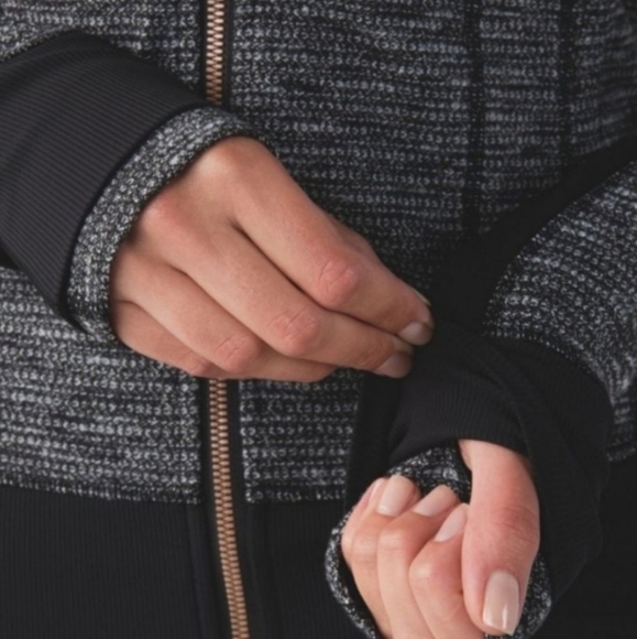 Lululemon Daily Practice Jacket Herringbone Sz10 - Picture 5 of 12